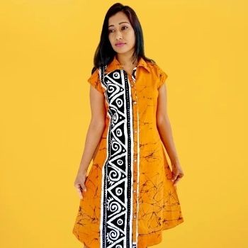 Ladies High Quality Custom batik frocks high quality Traditional Stylish Bathik Frocks Women’s Frocks 2021